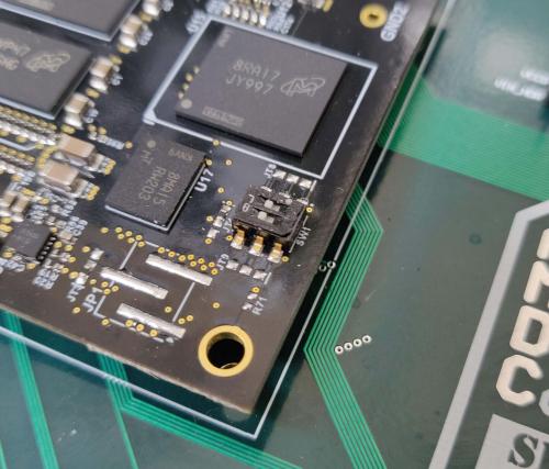 PicoZed switch positions for JTAG mode
