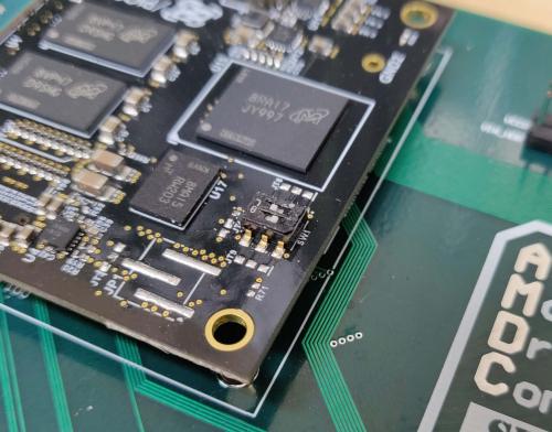 PicoZed switch positions for flash boot mode